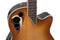 Ovation Celebrity Deluxe CDX40-PB-G Acoustic-Electric Guitar Vintage Peach Burst