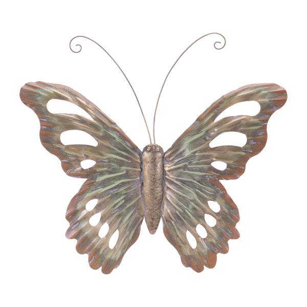 Melrose Distressed Metal Butterfly Wall Hanging (Set of 2)
