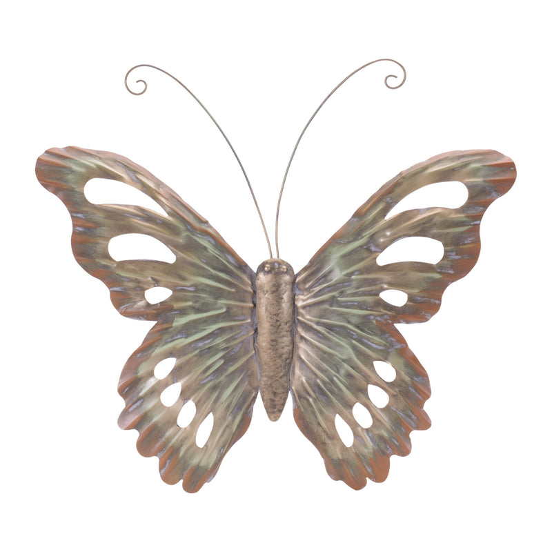 Melrose Distressed Metal Butterfly Wall Hanging (Set of 2)