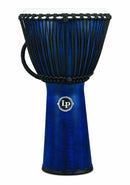 Latin Percussion World Beat FX 12.5" Rope Tuned Djembe Synthetic Shell - Blue