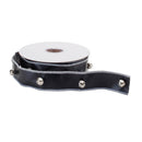 Melrose Jingle Bell Faux Leather Wired Ribbon 1.5" x 5yds.