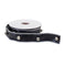 Melrose Jingle Bell Faux Leather Wired Ribbon 1.5" x 5yds.