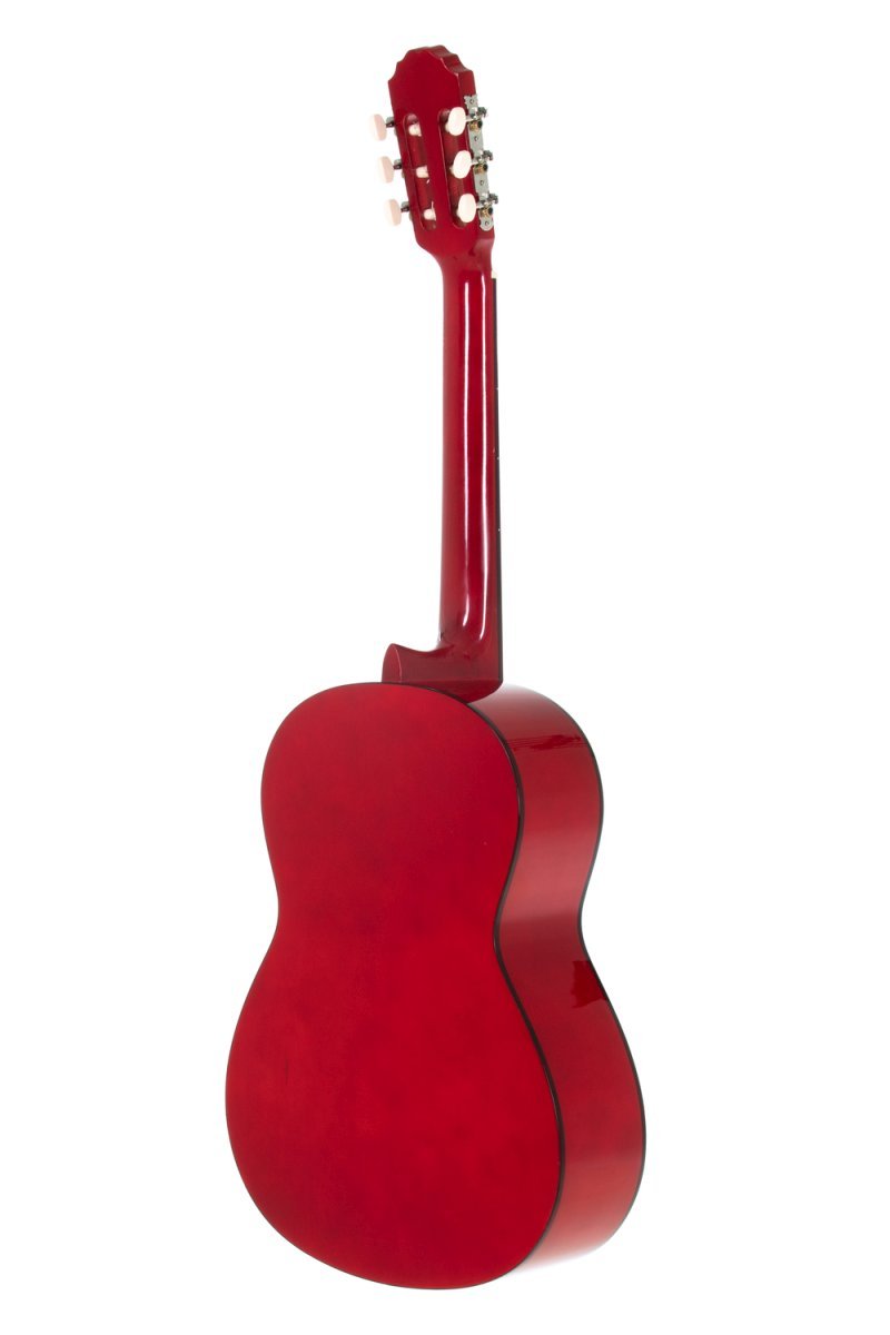 GEWA Basic Classical Guitar 4/4 – Transparent Red – PS510 153