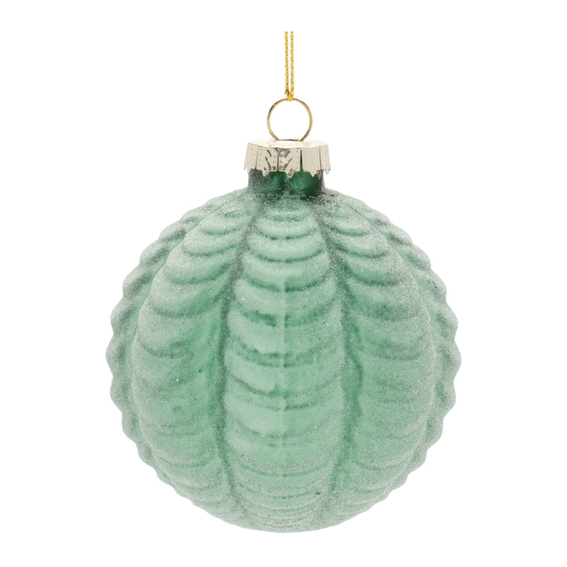Melrose Frosted Glass Ball Ornament (Set of 12)
