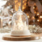 Melrose LED Rotating Santa's Sleigh Globe 8.5"H
