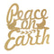 Melrose Cut Metal Peace on Earth Plaque 15.5"H