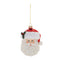 Melrose Glass Santa Head Ornament (Set of 12)