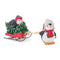 Melrose Playful Penguins with Sled Figurine (Set of 2)