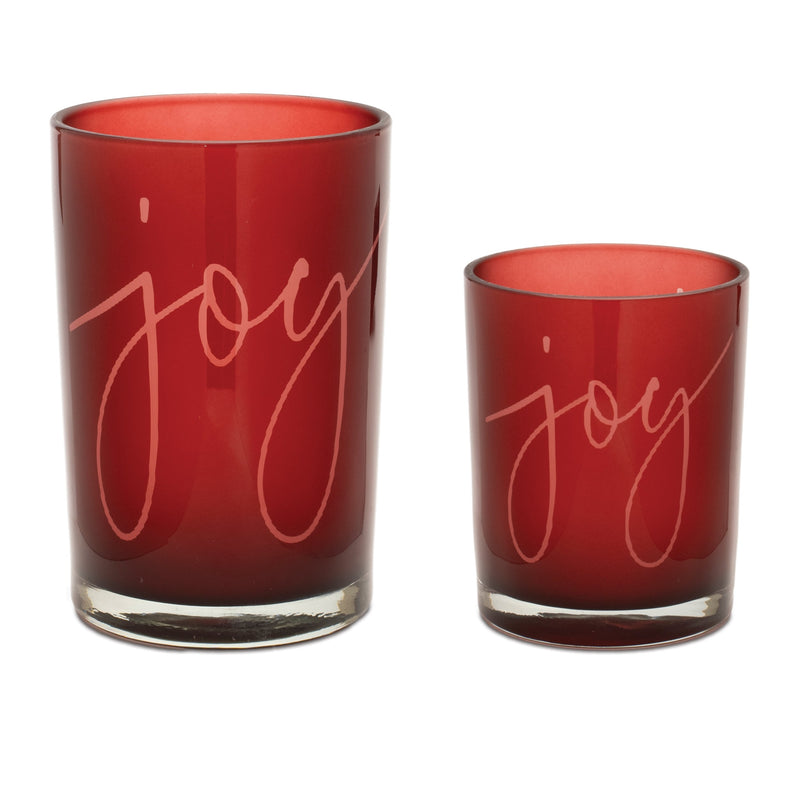 Melrose Joy Glass Votive Holder (Set of 2)