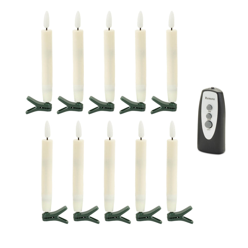 Melrose LED Clip-On Taper Candle (Set of 10)