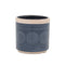 Melrose Ceramic Mandala Pattern Planter Set of 2 Planter, Ceramic
