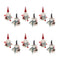 Melrose Plush Mouse Ornament (Set of 12)