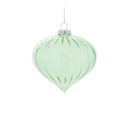 Melrose Iridescent Ribbed Glass Ornament (Set of 6)