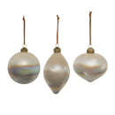 Melrose Cloudy Iridescent Glass Ornament (Set of 6)