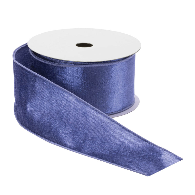 Melrose Blue Wired Ribbon (Set of 2)