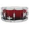 PDP Concept Maple 6.5x14 Snare Red to Black Fade Lacquer PDCM6514SSRB