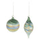 Melrose Green Iridescent Ornaments (Set of 12)