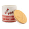 Melrose Ceramic Peppermint Candy Canister (Set of 4)