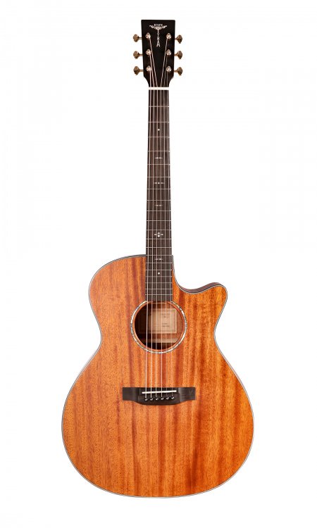 Tyma TG-10M Grand Auditorium Acoustic Guitar with Solid Mahogany Top
