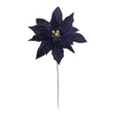 Melrose Glittered Poinsettia Flower Stem (Set of 6)