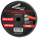 Audiopipe Flexible ECA Power Cable 0 Gauge 100 Foot  Red PWV0100RED