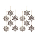 Melrose Cut Cookie Design Snowflake Ornament (Set of 12)