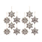 Melrose Cut Cookie Design Snowflake Ornament (Set of 12)