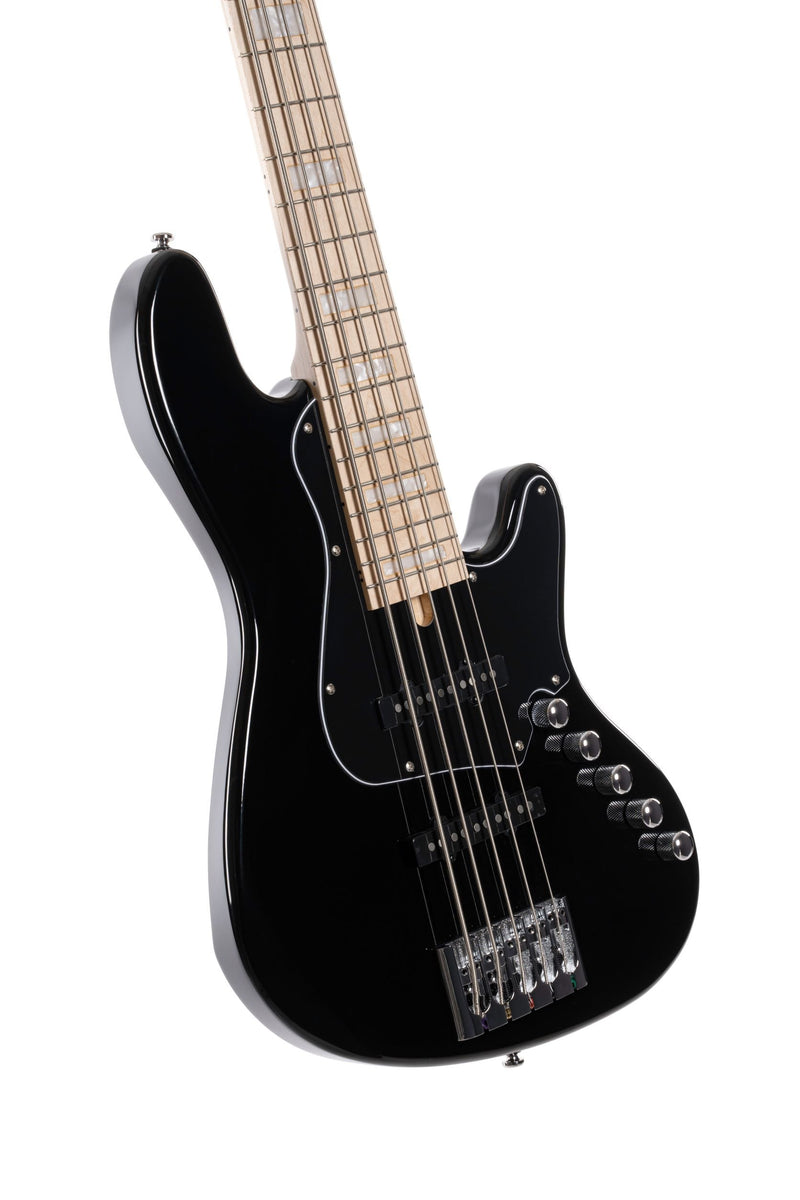 Cort NJS5BK Elrick New Jazz Standard 5-String Bass - Black