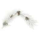 Melrose Flocked Long Needle Pine Garland 48"L