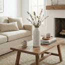 Melrose Modern Ribbed Terra Cotta Vase 14"H
