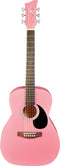 Jay Turser JJ43-PK-A Jay-Jr Series 3/4 Size Dreadnought Acoustic Guitar - Pink