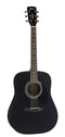 Cort AD810BKS Standard Series Dreadnought Acoustic Guitar - Black Satin