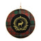 Melrose Metal Deer and Pine Tree Disc Ornament (Set of 6)