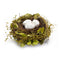 Melrose Natural Twig Bird Nest with Speckled Egg Accent (Set of 4)