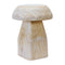 Melrose Wood Mushroom Stool 15.5"H