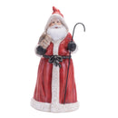 Melrose Hooded Terracotta Santa Figurine (Set of 2)