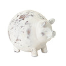 Melrose Weathered Stone Farm Animal Figurine (Set of 3) White Decor