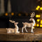 Melrose Mini Glittered Holiday Deer Figurine (Set of 6)