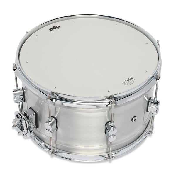 PDP PDSN0814NBAC Concept 8x14" Snare Drum Brushed Aluminum DW MAG Throw-Off