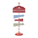 Melrose Dog Ski Resort Sign 33.5"H