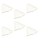 Melrose Ceramic Pine Tree Trinket Dish (Set of 6)
