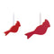 Melrose Glass Cardinal Bird Ornament (Set of 6)