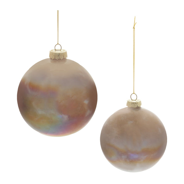 Melrose Iridescent Glass Ball Ornament (Set of 4)