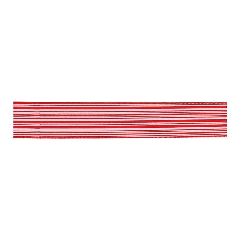 Melrose Holiday Stripe Ribbon (Set of 2)