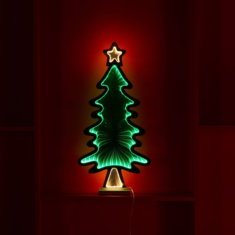 Melrose Christmas Tree Ekko Light Display 25"H