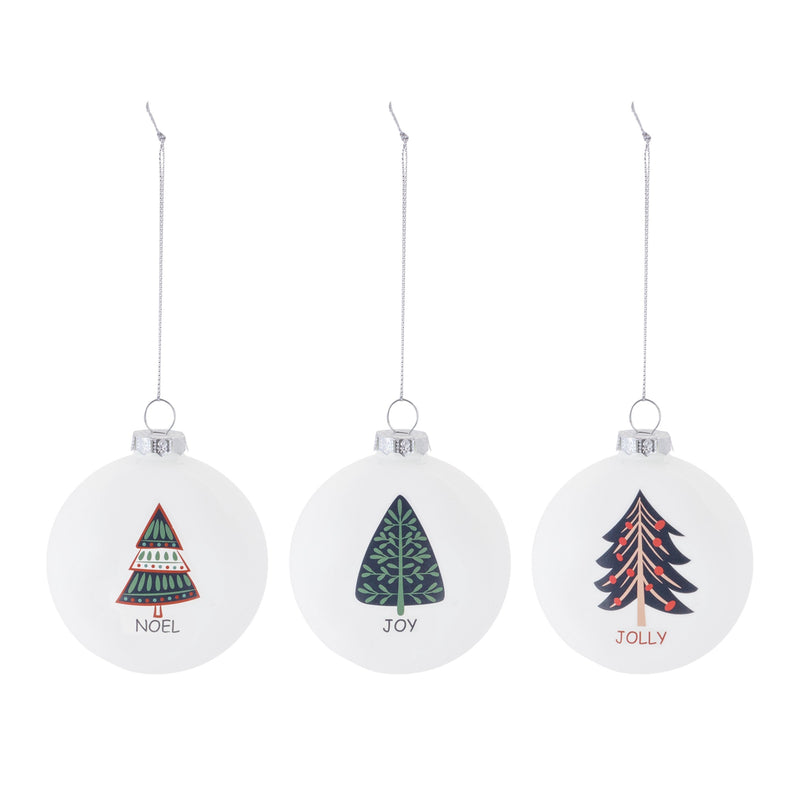Melrose Tree Sentiment Ball Ornament (Set of 6)