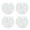 Melrose Painted Glass Candle Holder Vase (Set of 4)