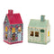 Melrose LED Metal Holiday House (Set of 2)