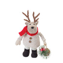 Melrose Plush Santa Snowman and Moose (Set of 6)