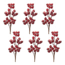 Melrose Beaded Berry Spray (Set of 6)